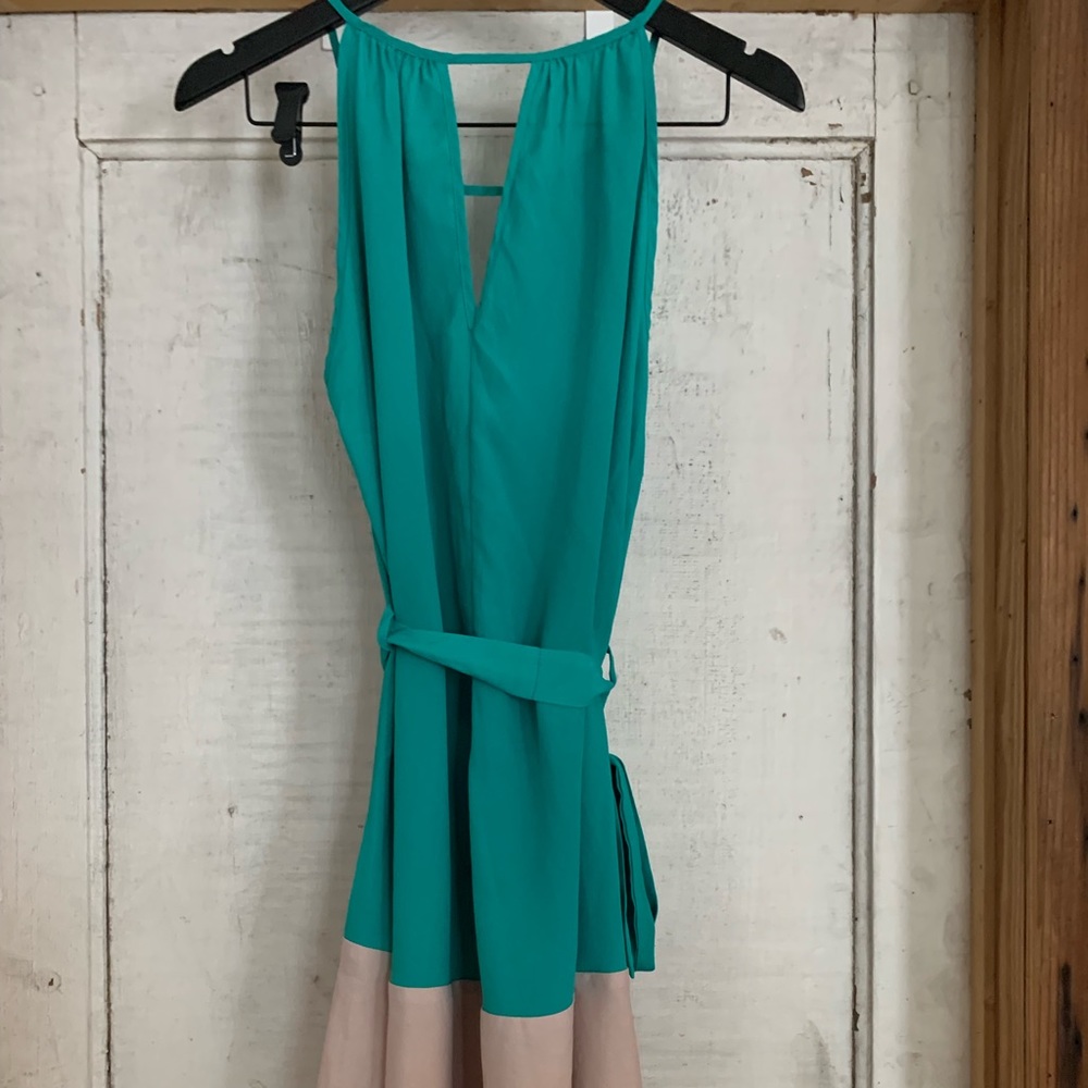 Teal summer dress